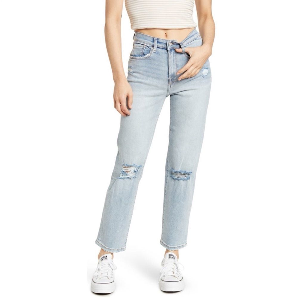 KENSIE Button Fly Skinny Jeans Size:8 Color:Pace W/ Dest  New with Tag!